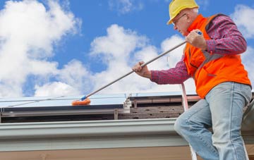 Four Foot soft wash roof cleaning